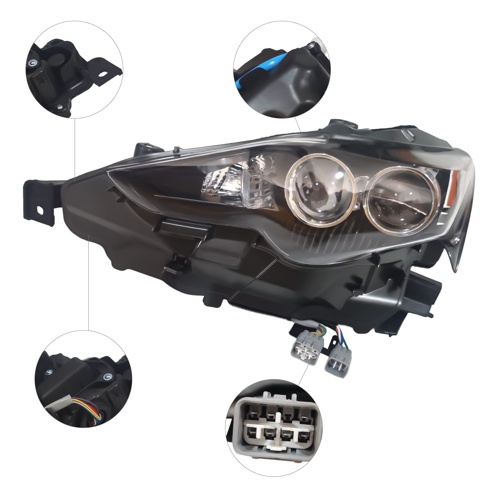Amazon.com: LINISHOP LH LED Headlight Headlamp Assembly Left Head 