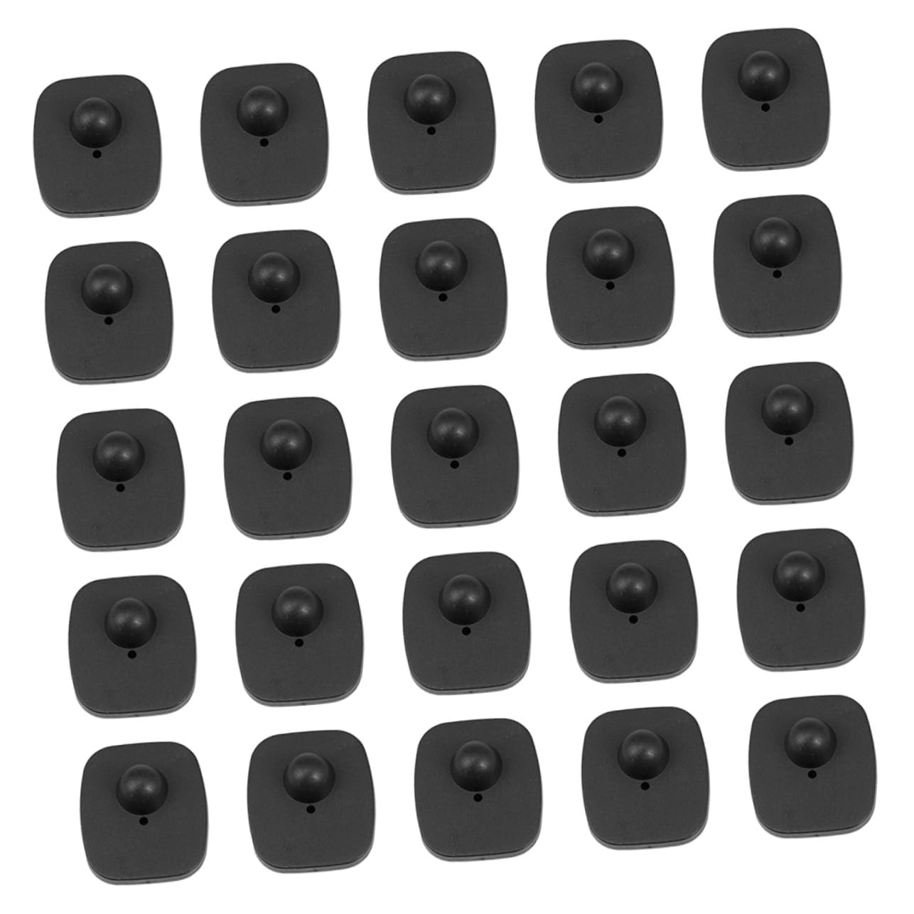 Gogogmee 30 Pezzi Tag di Sicurezza per Abbigliamento in Abs Nero Antifurto Superficie Liscia senza Bave, per Negozi di Scarpe e Valigie
