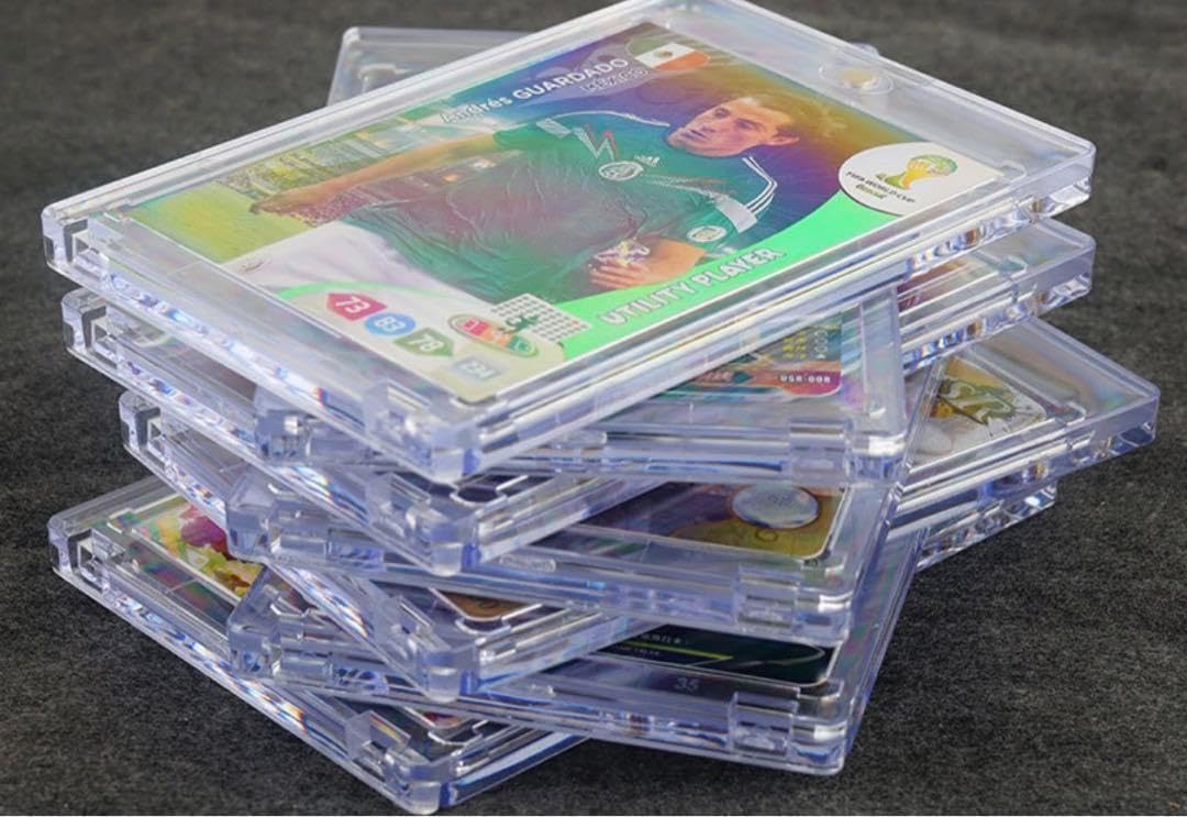 マグネットローダー カードケース ハードケース UVカット ポケカ対応 30個 ケース ローダー マグネット 5枚セット マグネットローダー 保護 ケース カードローダー 35pt マグネットカードローダー トレカ ローダー  トレカケース カードケース トレーディングカード アクリル uvカット クリア 密閉 保護 防湿 保管 収納 | AiO　Online　Store