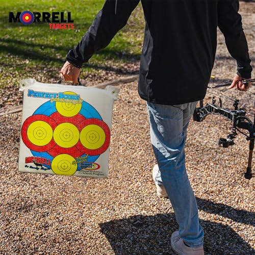 Image of Morrell Lightweight Outdoor Portable Youth Kids Range NASP Field Point Archery Bag Target with 2 Sides and 4 Shooting Spots for 30 Pound Bows