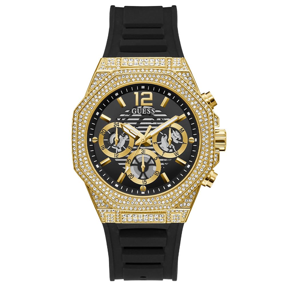 GUESS Silicone Analog Black Dial & Band Mens Watch-Gw0518G2 (B0BN9C88WD) Amazon Price History, Amazon Price Tracker