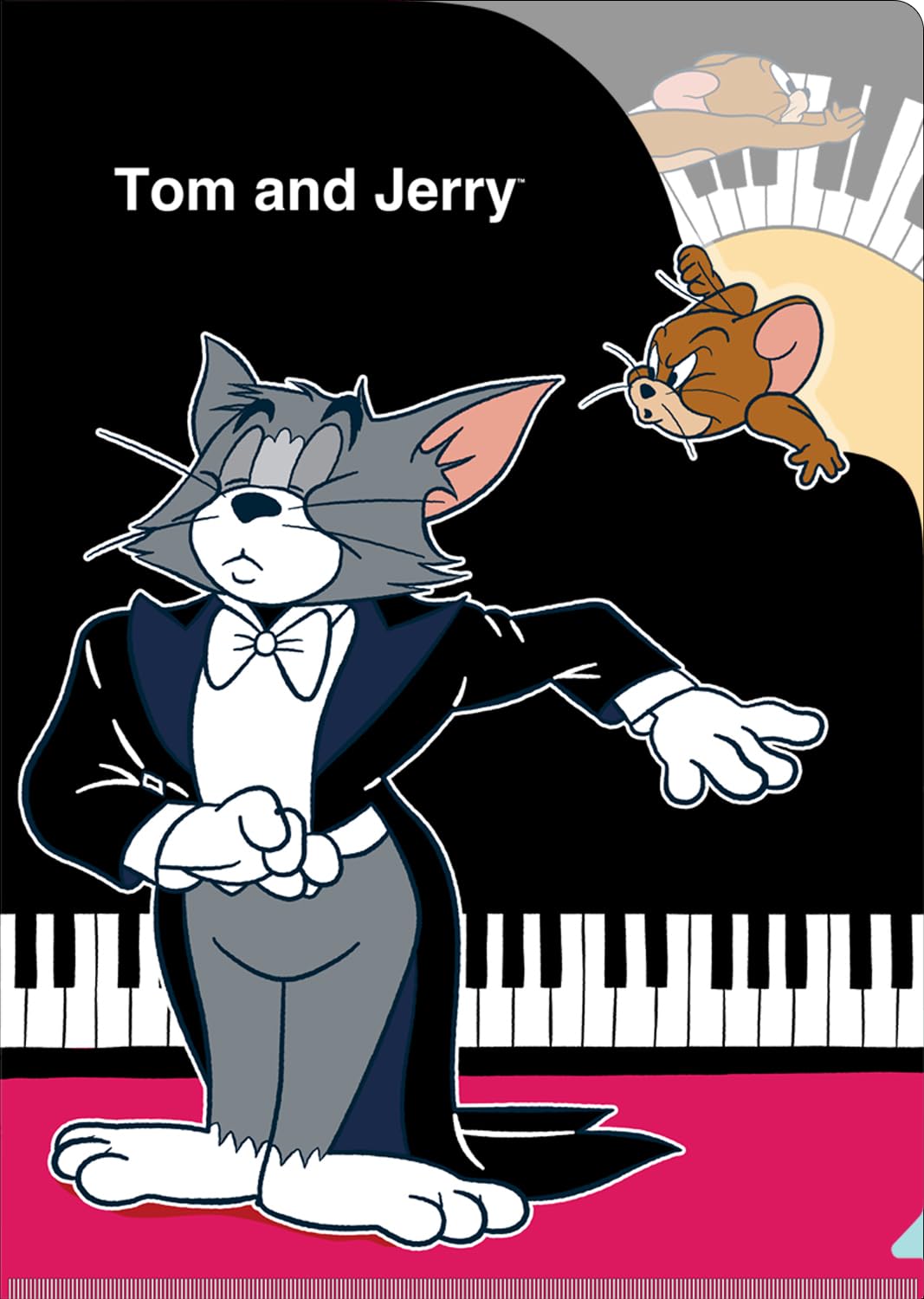 Amazon | トムとジェリー(PIANO CONCERT) ダイカットクリアファイル