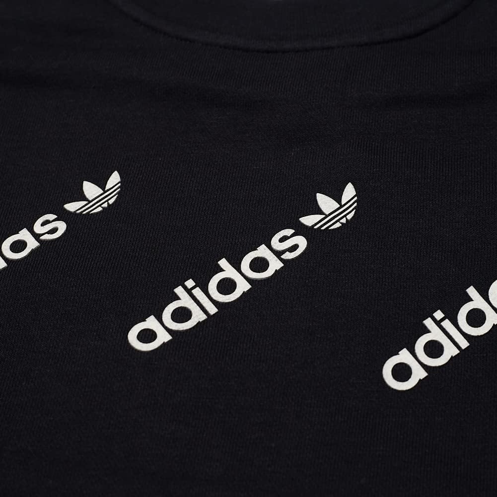 adidas Women's Crew Pullover Sweatshirt, Black