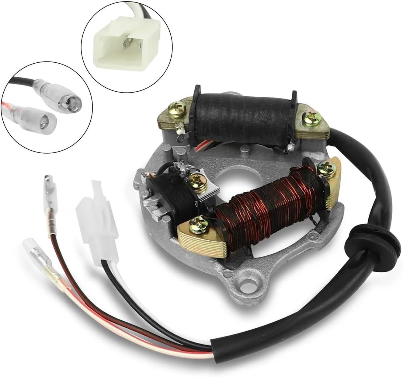 Magneto Stator Coil For PW For PY 50 PW50 PY50 Peewee50 QT50 Motorcycle Dirt Kids Bike Magneto Stator Replacement Accessories 1X