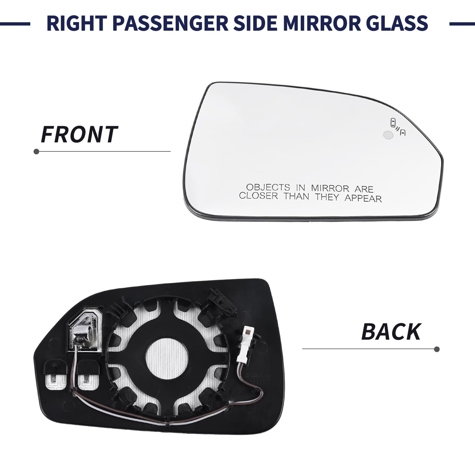 Amazon.com: Magimaker Right Passenger Side Mirror Glass w/Heated