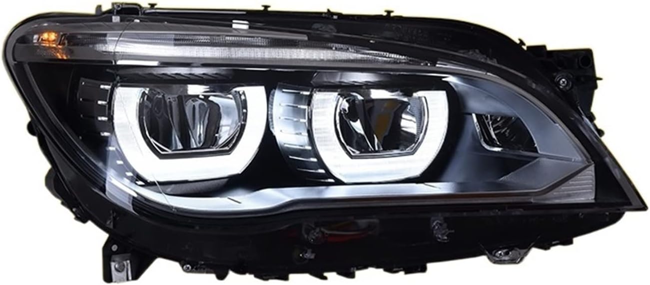 Styling Head Lamp Compatible with BMW F02 2009-2015 F01 Series 730 740 LED Headlight Projector Lens DRL Animation Automotive Accessories