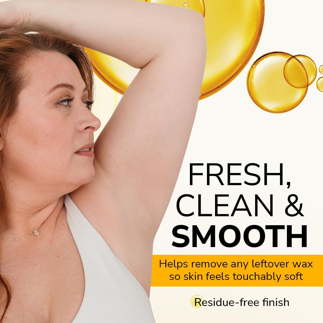 Calendula Post Wax Oil 16oz – Post Wax Oil That Helps Calm Skin Instantly After Waxing – Gentle Post Wax Care for All Skin Types – Helps Remove Wax Residue – Paraben & Alcohol-Free