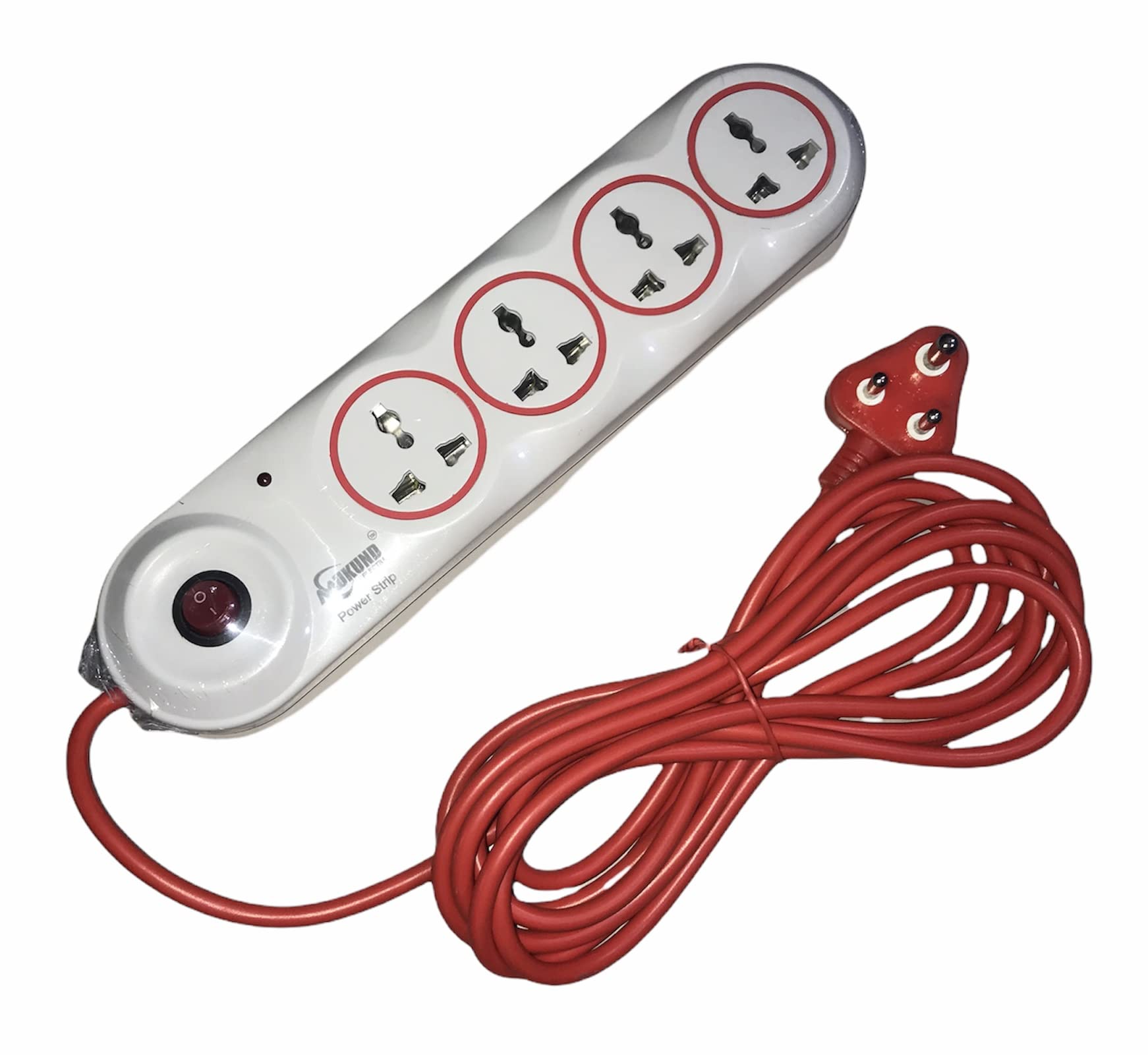 Buy HV Home Viser Extension Board Spike Guard 4Way Socket with