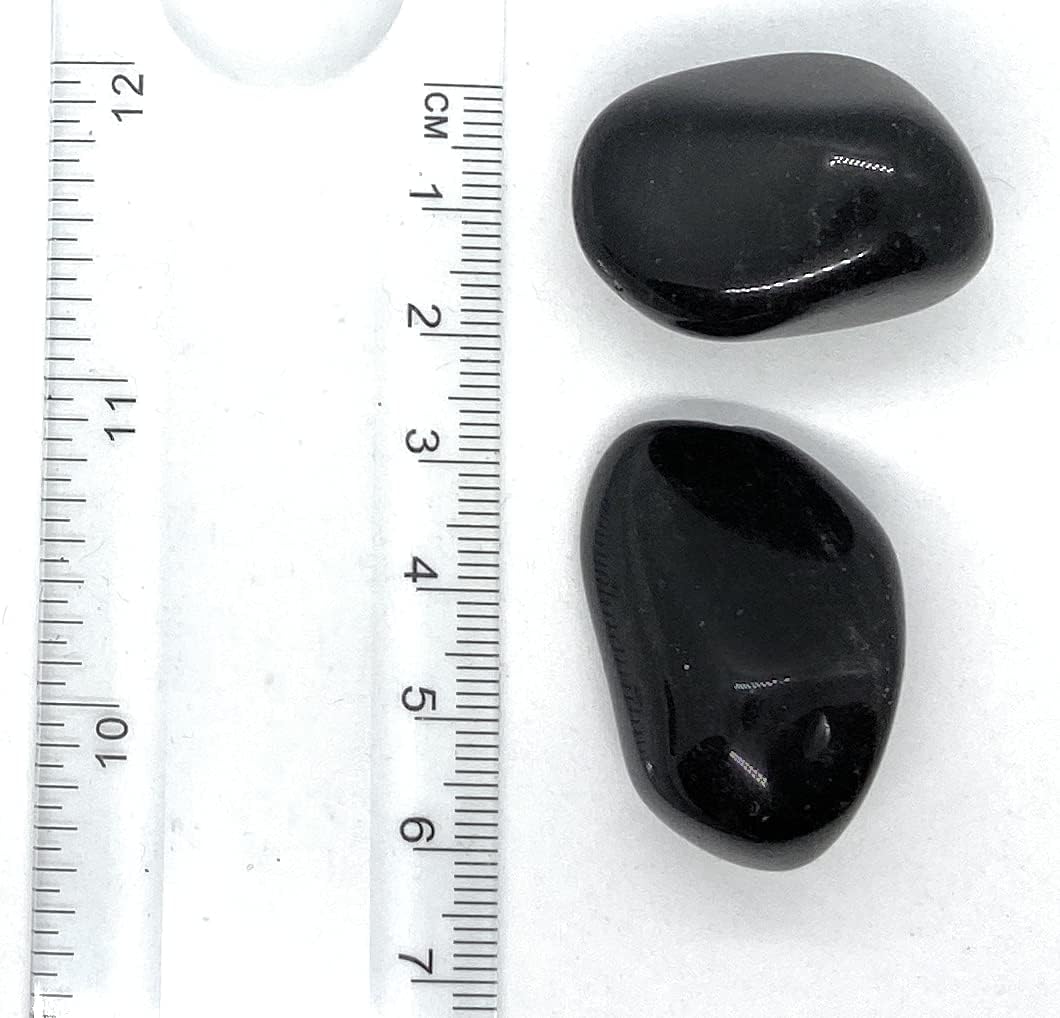Black Obsidian Large Crystal Tumbled Stone - 1 Pc - Image 4