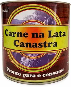 Carne Na Lata Canastra 900gr - Carne Suina Na Banha - Carne De Minas Direto Da Serra Da Canastra