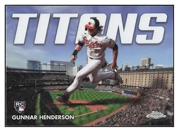 Amazon.com: GUNNAR HENDERSON RC 2023 Topps Chrome Update Titans