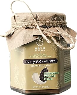 Urth Essence Sugar Free Chocolate Spread | Nut Spread | A Healthy Spread and Treat for Adults and Kids | Vegan, Gluten Free, Palm Oil Free KETO Spread |