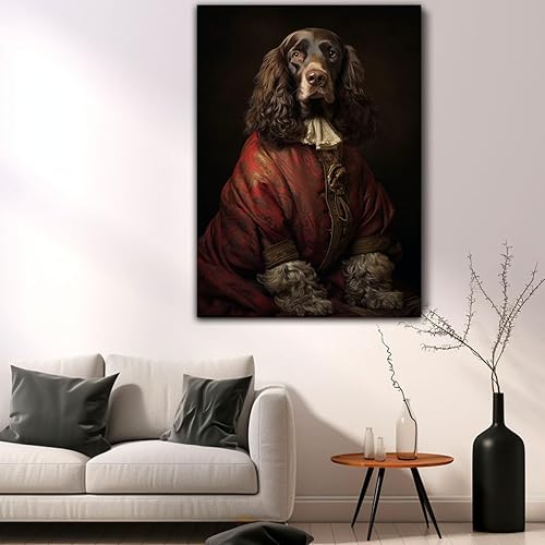 Miniatura 784 de Thuan Chow Chow Retrato de mascota con disfraz real de perro en un disfraz retrato de perro con vestimenta Retrato medieval de mascota retrato