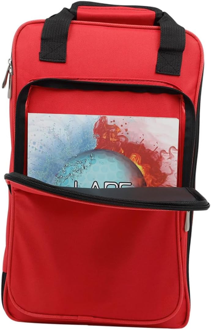 Hemoton Drumsticks Container Bag Music Holder Portable Drumstick Accessories Red image 3