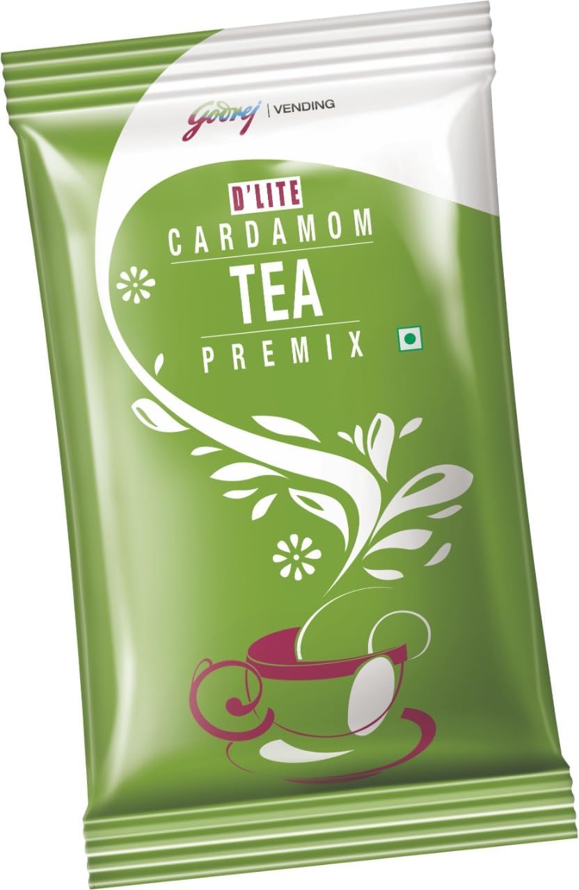 Godrej Vending Cardamom D'lite Instant Tea Premix Easy to Use – 3 in 1 Tea - ...