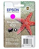 magenta Epson 603 Serie Stella Marina, Cartuccia originale getto d\'inchiostro, Formato Standard, Magenta