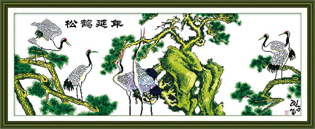 LovetheFamily クロスステッチキット DIY 手作り刺繍キット 正確な図柄印刷クロスステッチ 家庭刺繍装飾品 11CT