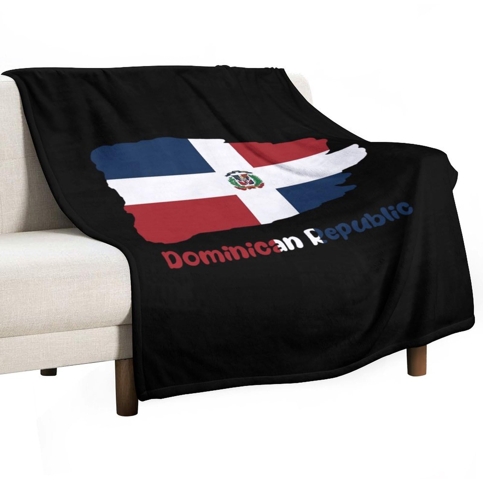 Dominican Republic Throw Blankets Blanket Premium Super Soft Cozy Warm Bed Blanket Couch Decorative Throw Blankets for Living