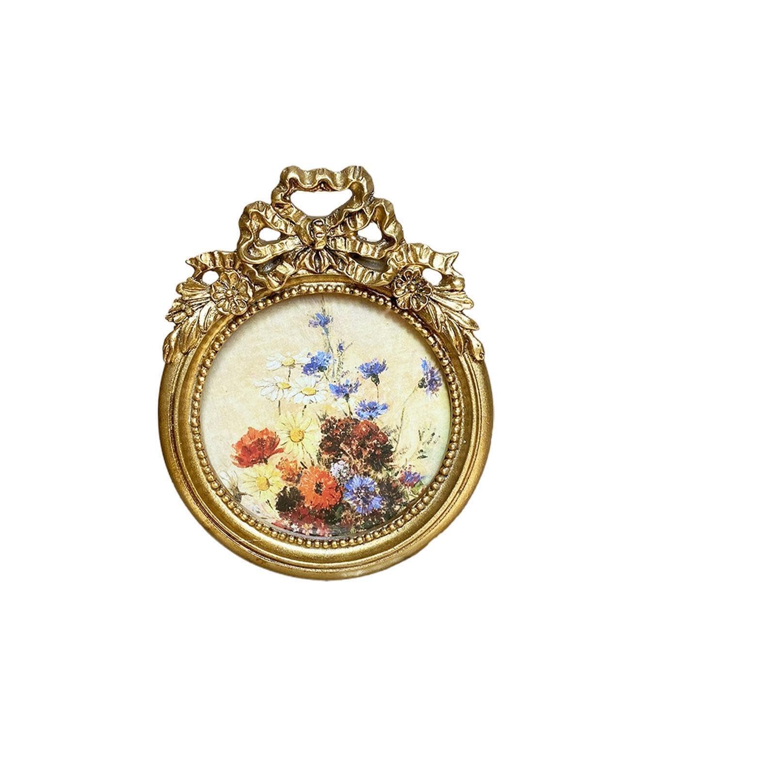 Ornate European Antique Photo Frame and Acrylic Magazine Shelf Multifunctional Organizer for Wedding Gift and Reception Display-image-42