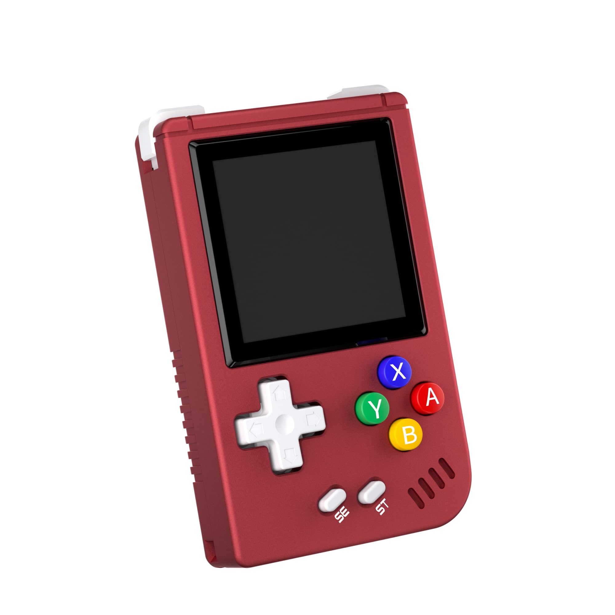 RGNANO Game Console With 128G SD Card Aluminum Alloy CNC Support Clock , Music Player Function 1.54 Inch IPS (RED)