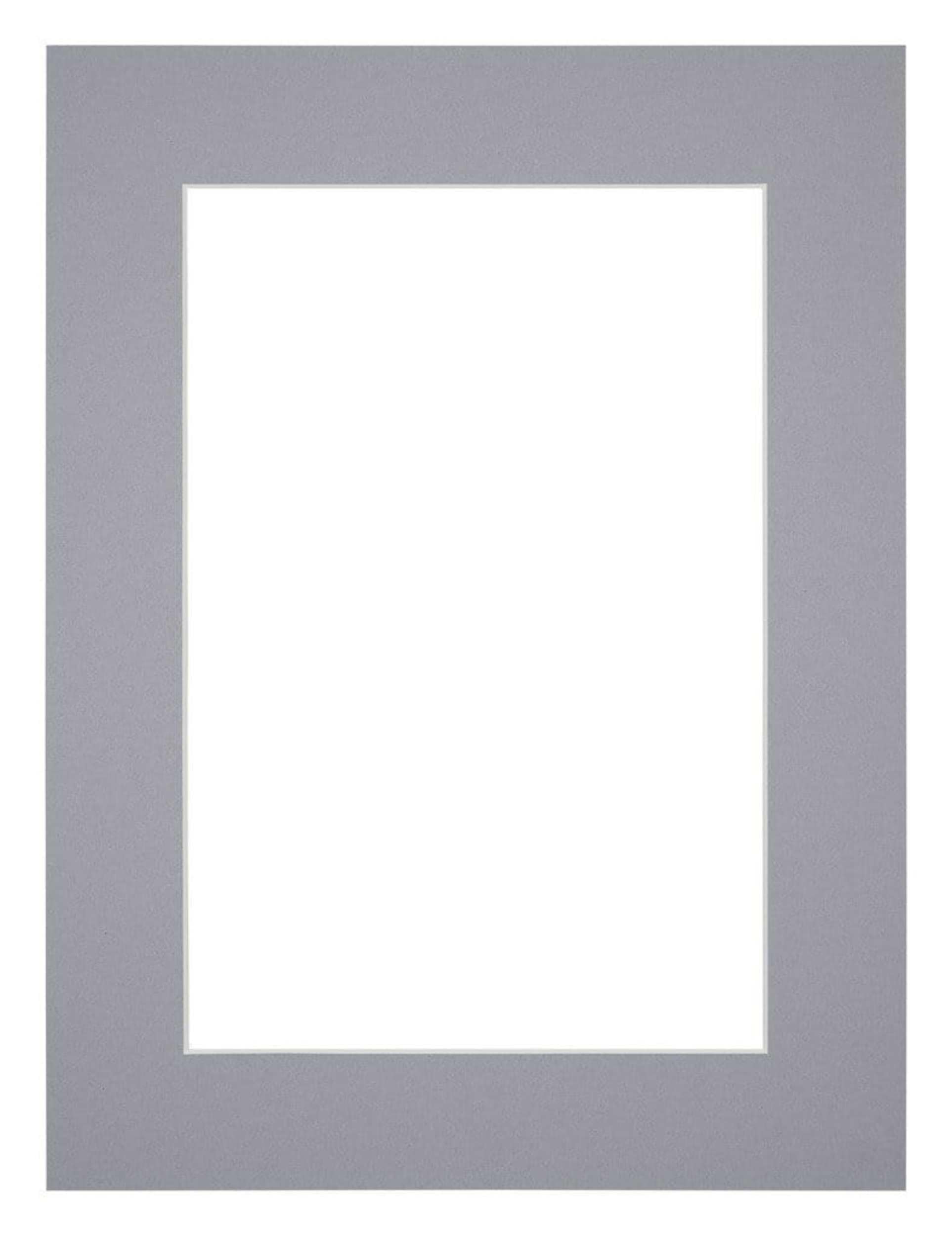 yd. Passepartout 75x100 cm - Apertura per Formato Foto 60x90 cm - Grigio