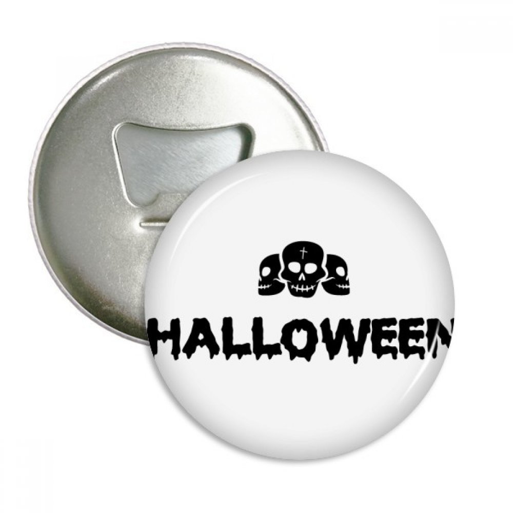 Ne cherchez plus votre décapsuleur grâce à cet aimant de frigo crâne Halloween