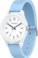 Relógio feminino impermeável de 100 m, fácil leitura, simples, com pulseira de silicone macio para natação, 40 mm de diâmetro