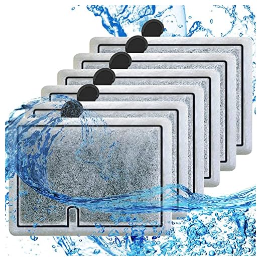 HiTauing 6 Pack Fish Tank Filters for aqueon Filter cartridges Small, Replacement Filter Cartridge for QuietFlow 10 and 1/2.5/5 Gallon Minibow Aquarium Cartridge Filters