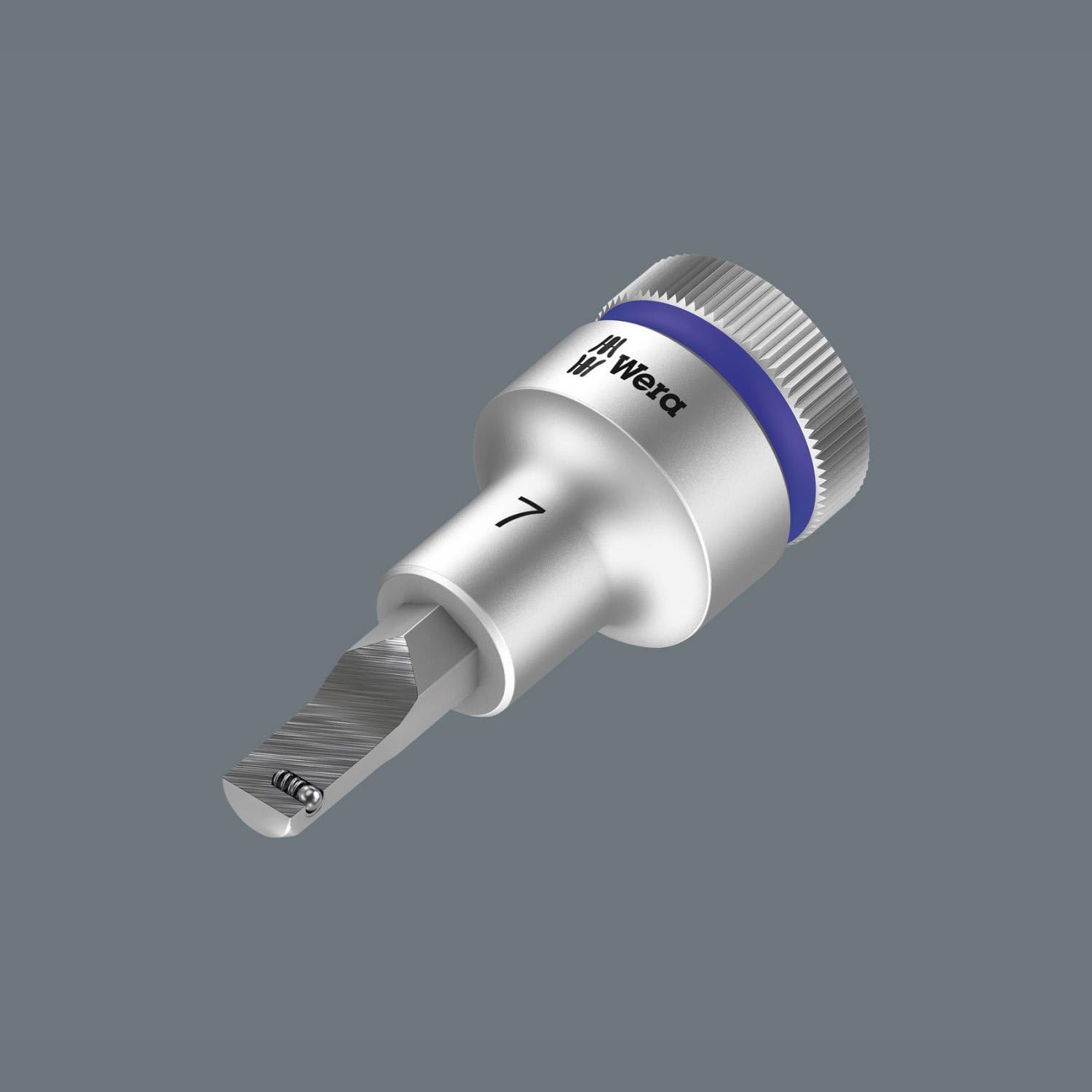 Wera 05003843001 8740 C HF Zyklop bit socket with 1/2" drive with holding function, 7 x 140 mm