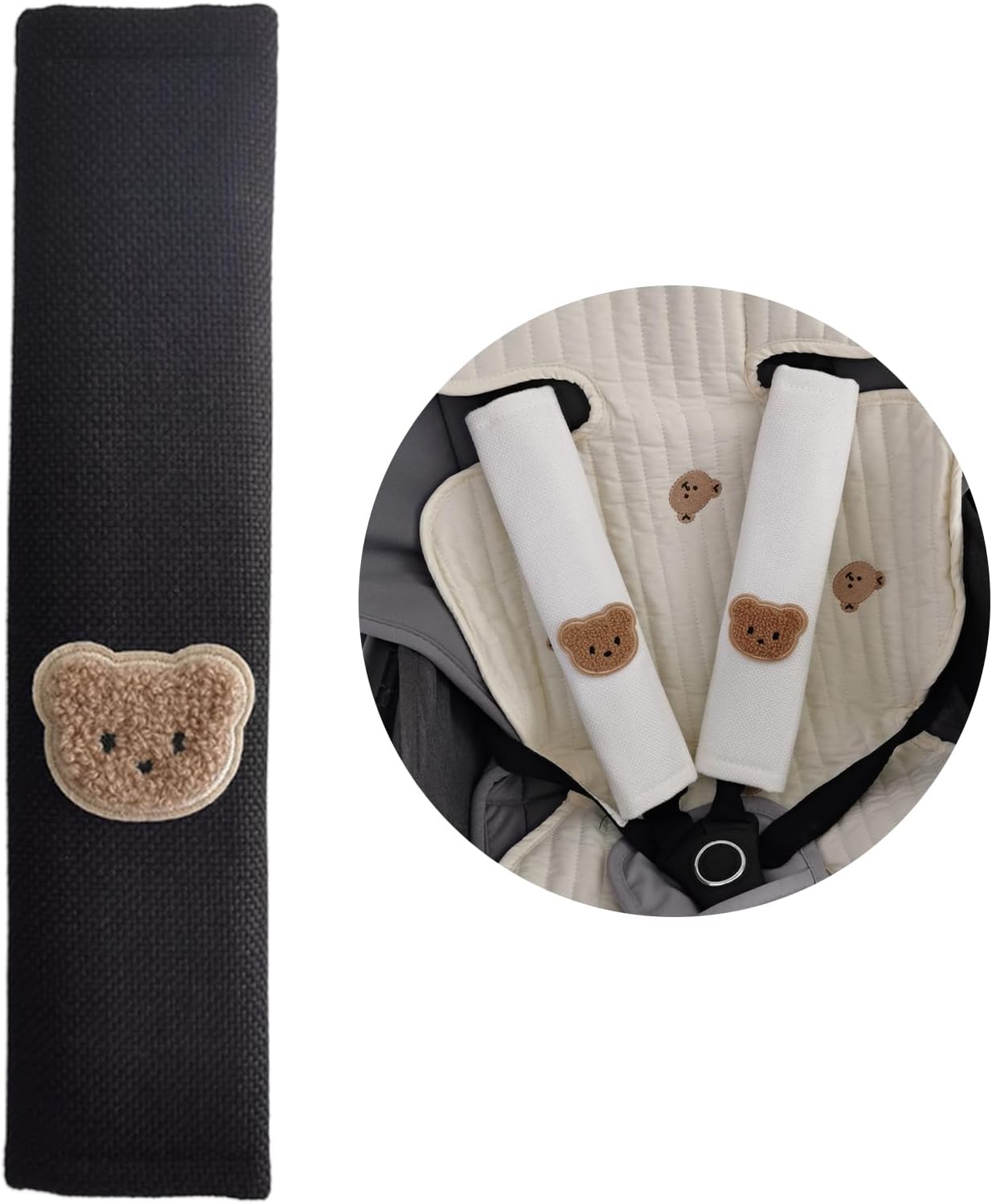 Upgraded Baby Car Belt Shoulder Baby Car Belt Pad Convenient & Practical Baby Shoulder Sleeve for Kids