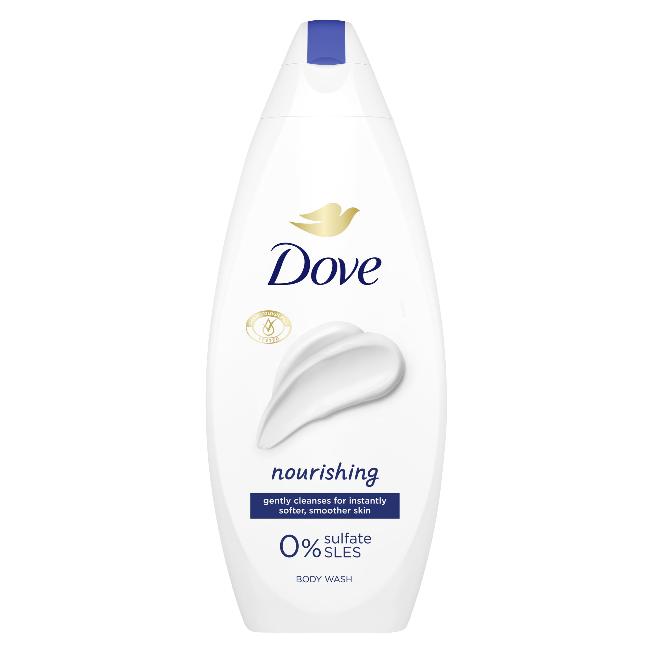 Dove Nourishing Body Wash 0% Sulfate SLES for Softer & Smoother Skin 225ml, 6 Pk