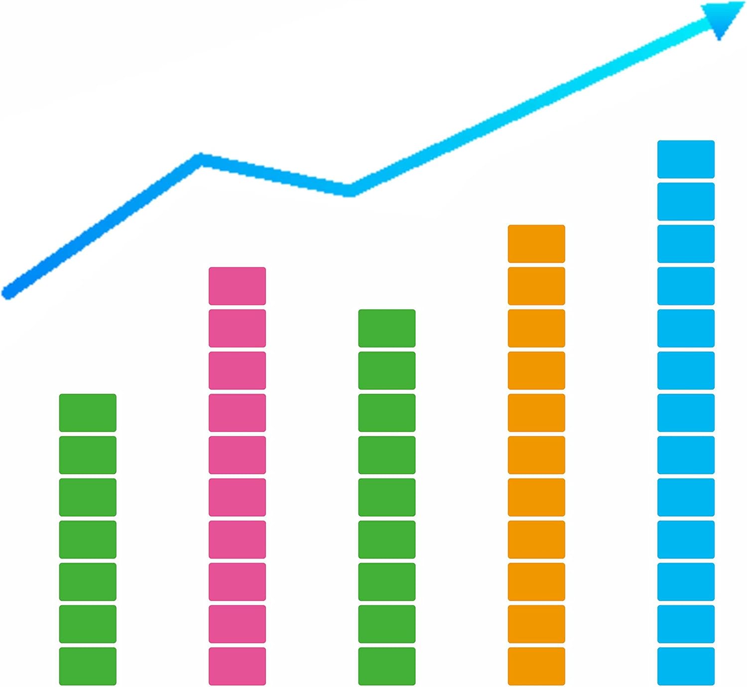PARLAIM Pack of 1575 Square Color Coding Labels,1/2" x 3/4" Rectangular Stickers in 7 Colors Rectangle Folder File Labels - Image 4