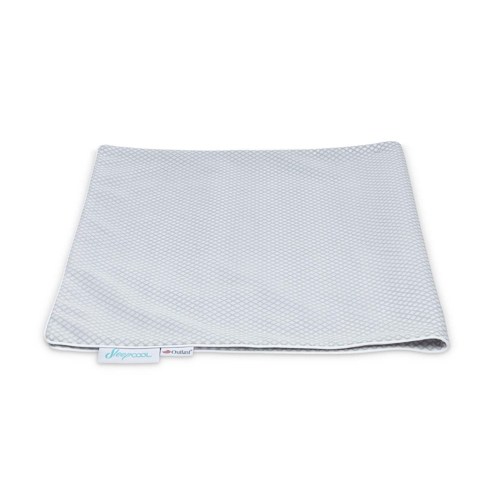 Kühlende Kissenhülle 80x80cm COOL.Xtra - Weniger Schwitzen, Weniger Frieren, Besser Schlafen
