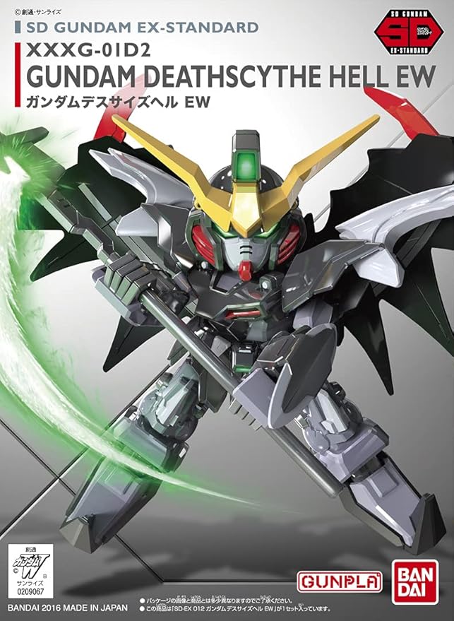 Bandai Model Kit SD Gundam Deathscythe Hell Gundam Wing miniatura 2