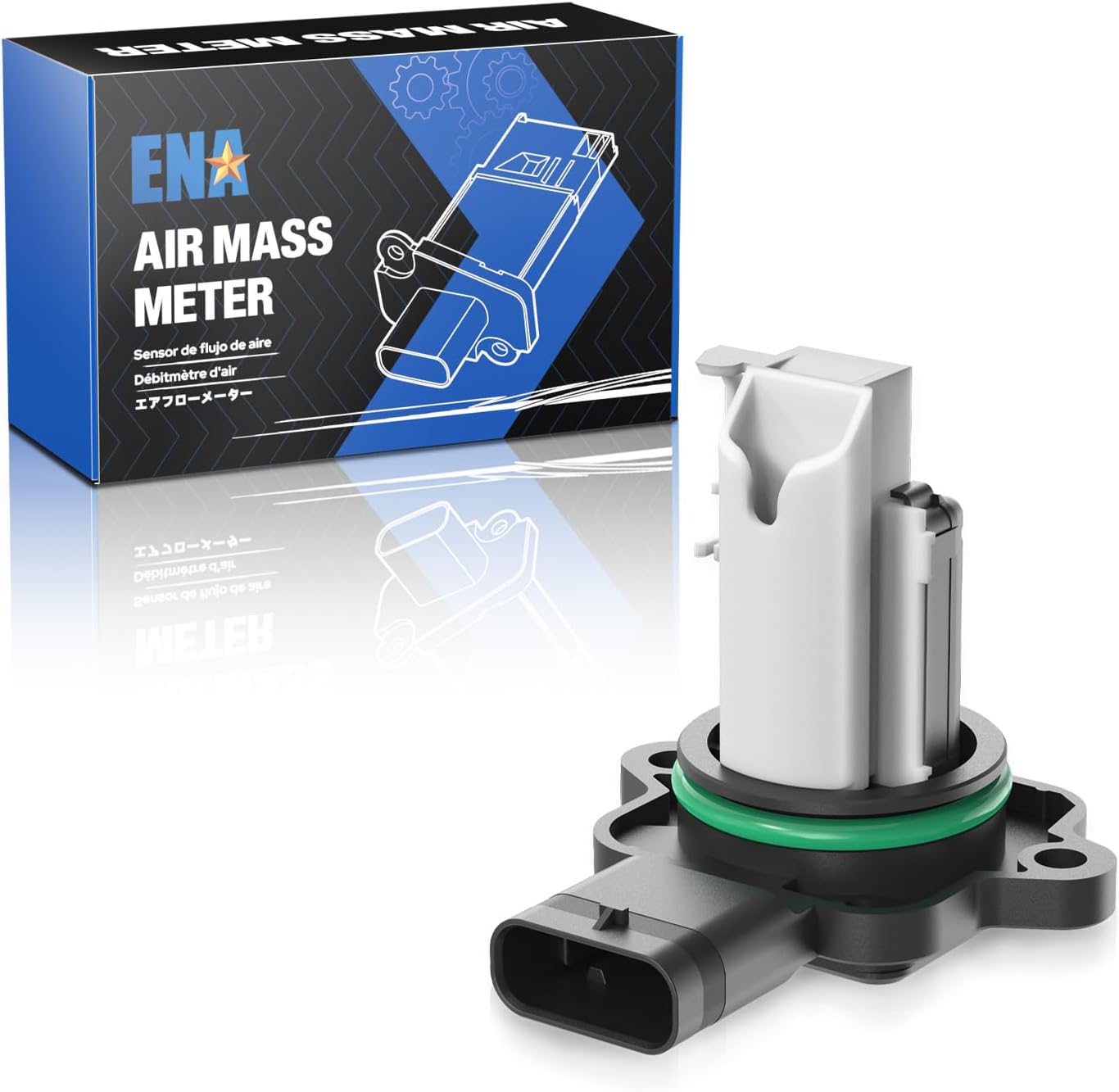 ENA Mass Air Flow Sensor Meter MAF Compatible with BMW 135i 335i xDrive 528i 535i GT xDrive 640i Gran Coupe 740Li xDrive 5 M235i X1 X3 X4 X5 X6 2011-2019 Replacement for 74-50088 5WK97512 5WK97512Z