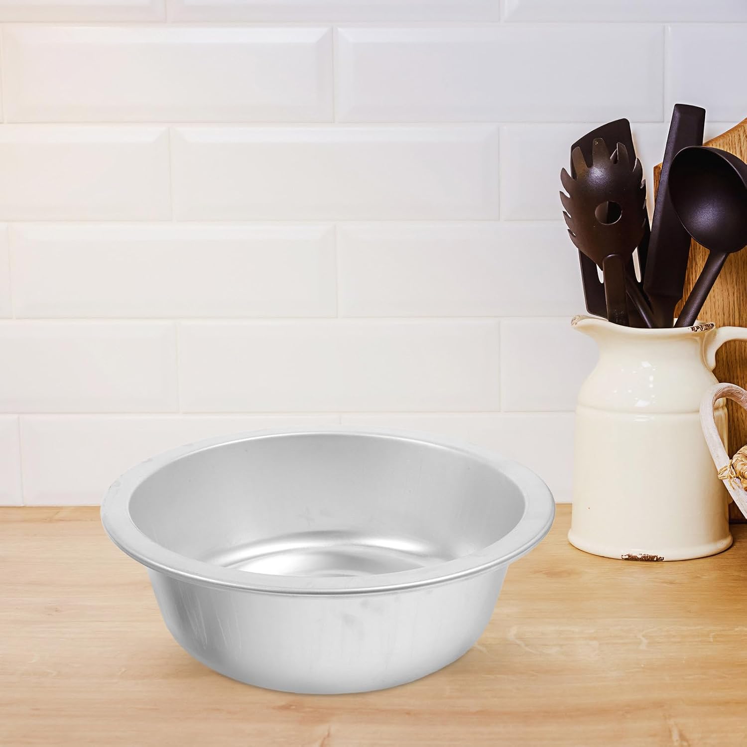 Thickened Aluminum Basin round Prep Bowl for Kitchen Mixing