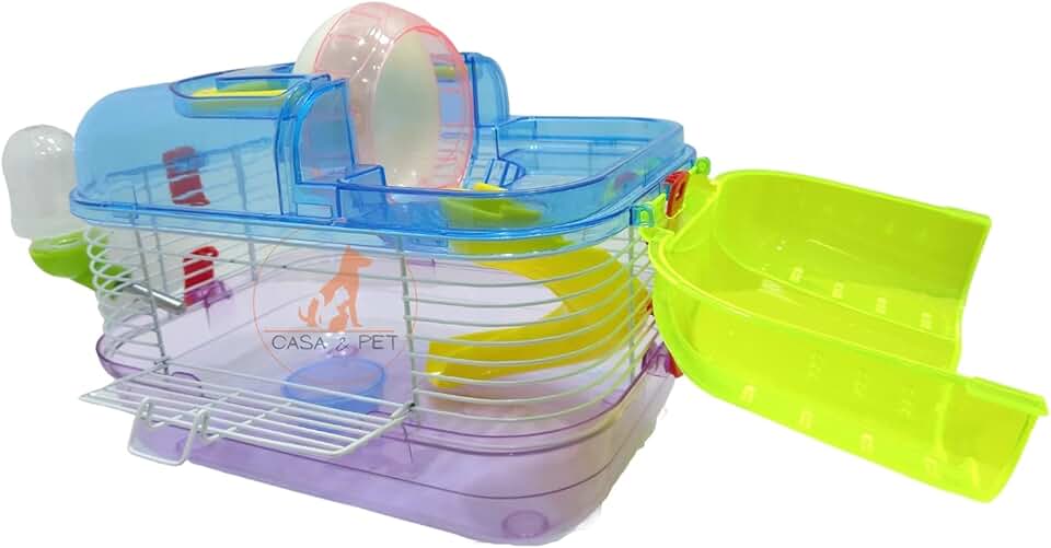 Chalesco Gaiola Hamster Super Diversão Completa Multicor