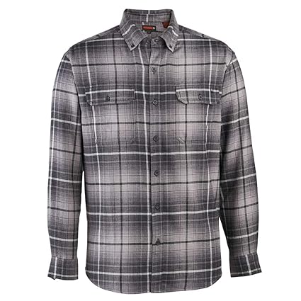 Wolverine Men's Escape Long Sleeve Performance Flannel, Dark Navy Plaid,  X-Large : Amazon.in: Clothing \u0026 Accessories