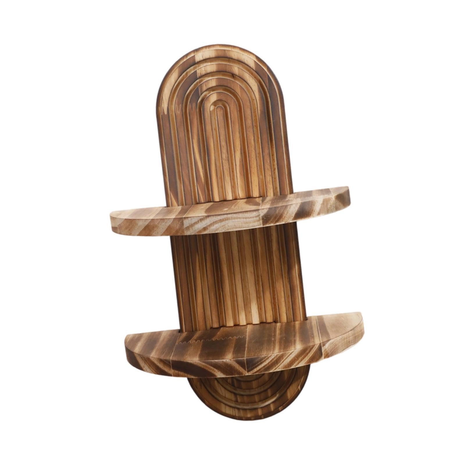 Étagère murale ovale design minimaliste pour décoration raffinée