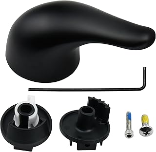 100657 Replacement for Moen Posi Temp Tub & Shower Handle, Shower Handle Repair Kit for Moentrol Valve, Matte Black