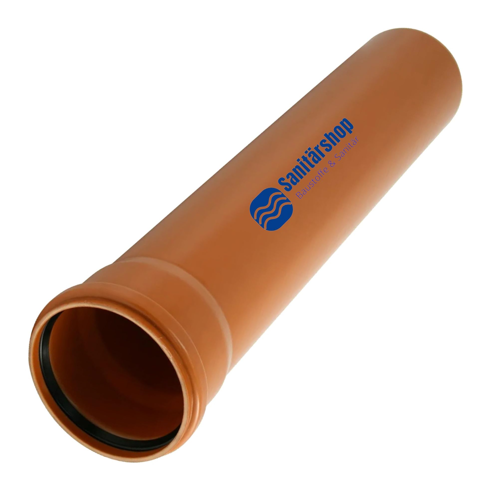 zbs24 KG-Rohre DN315 x 1000mm, KGEM druckfestes Kanalrohr für den Erdeinbau, auch als Schalungsrohr verwendbar - sanitärshop baustoffe & sanitär