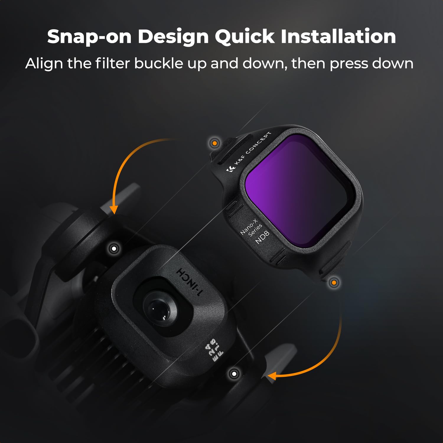 Zestaw filtrów ND K&F CONCEPT Mini 5 Pro, filtry polaryzacyjne, 6 sztuk: CPL, ND8, ND16, ND32, ND64, ND128, kompatybilne z DJI Mini 5 Pro, szkło optyczne HD z wielowarstwową powłoką, lekki plastik