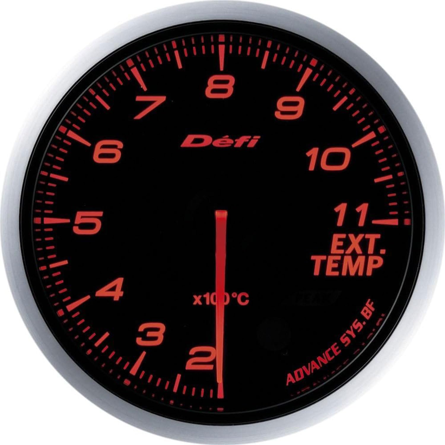 Defi DF10602 Advance BF EGT Gauge, Red, 60mm