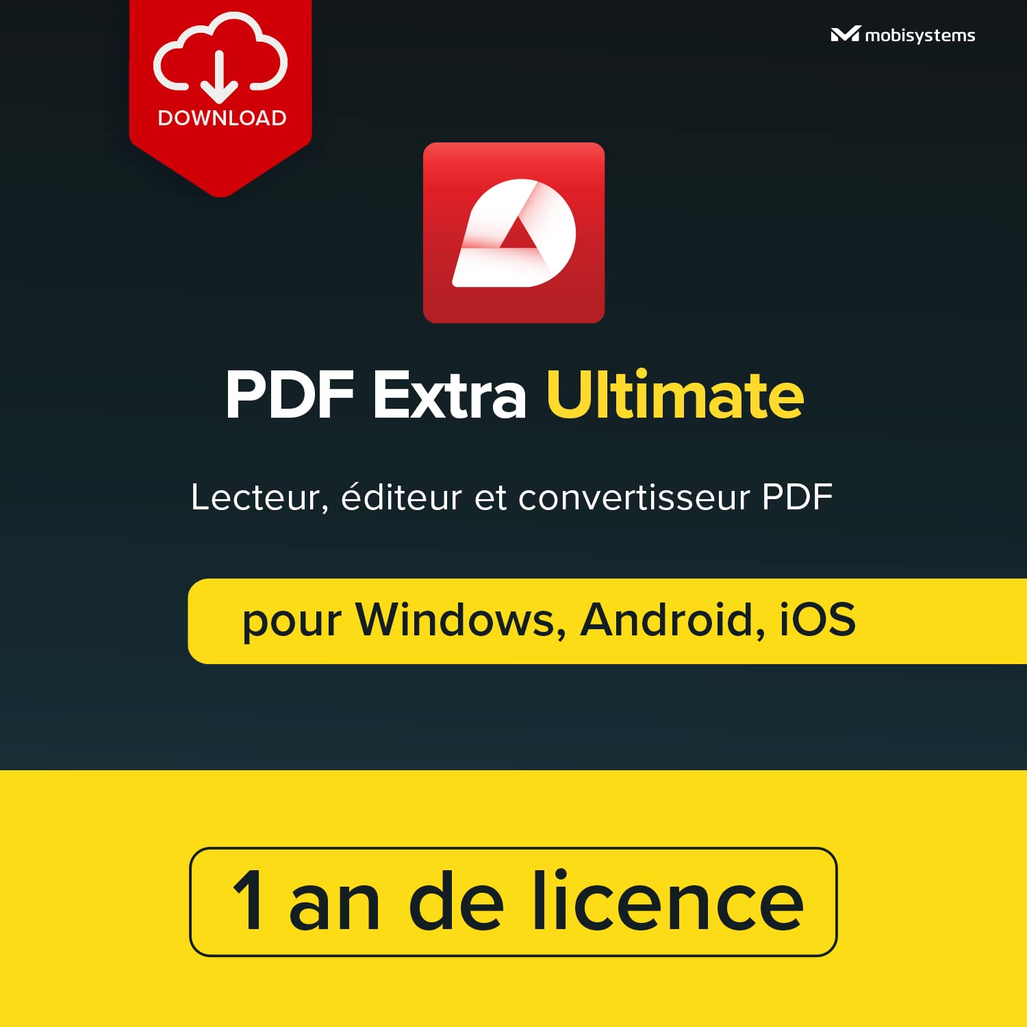 PDF Extra Ultimate | Licence annuelle | 1 utilisateur | 1 ordinateur Windows et 2 appareils mobiles