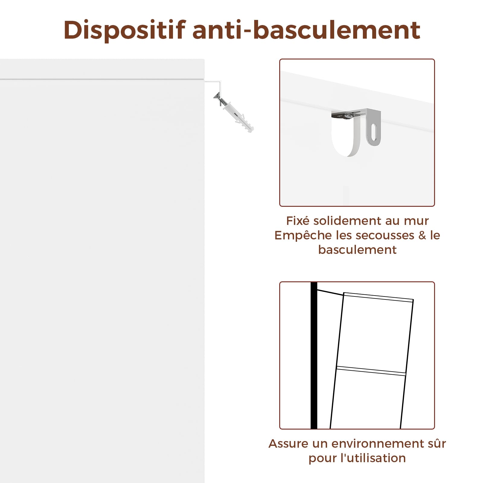Badezimmerschrank hoch, Badezimmer Hochschrank mit 3 offenen Fächern und verstellbaren Ablagen, Badschrank mit 4 Bambustüren, Bad hochschrank für Wohnzimmer, Küche und Bad, 60 x 30 x 170 cm