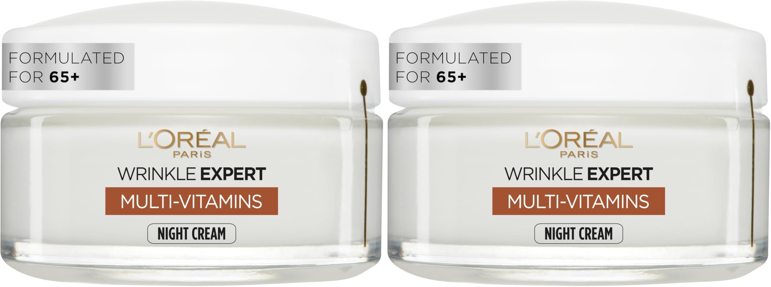 L'Oreal Wrinkle Expert Intensive Care Night 65+ 50 ml (Pack of 2)