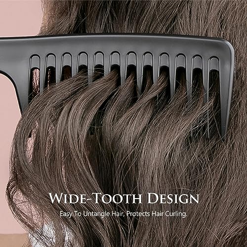 Peine de Dientes Anchos para Desenredar Cabello - Set x3 miniatura 4
