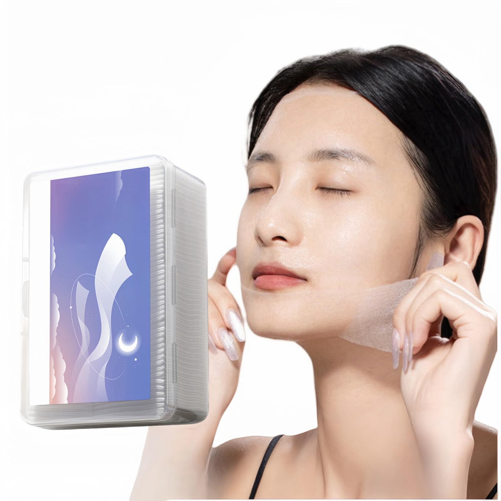 200 Piece Stretchable Cosmetic Cotton Pads, Moisturizing Facial Makeup Pads, Breathable Cotton Pads