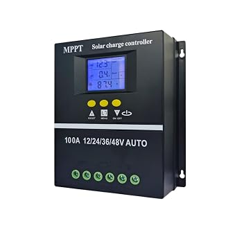 MPPT 100A 80A 60A Solar Charge Controller 12V 24V 36V 48V Solar Panel Lead Acid/Lithium Battery Regulator Dual USB60A