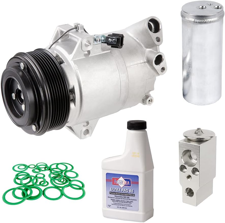 AC Compressor & A/C Kit For Nissan Pathfinder 4.0L V6 2005 2006 2007 2008 2009 2010 2011 2012 - BuyAutoParts 60-81782RK New